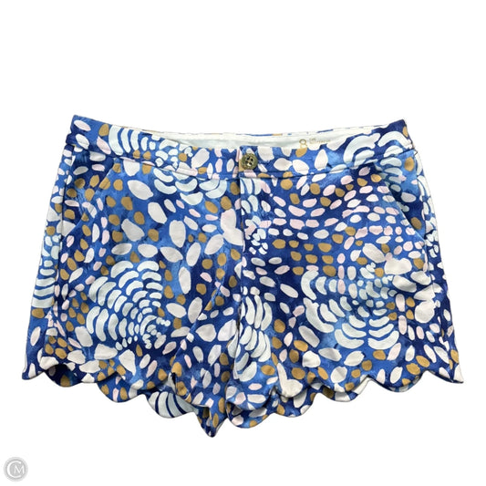 Shorts Designer By Lilly Pulitzer In Blue & White, Size: 8