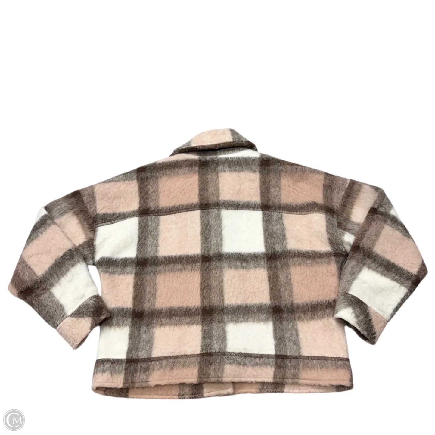 Jacket Shirt By Greylin In Plaid Pattern, Size: S