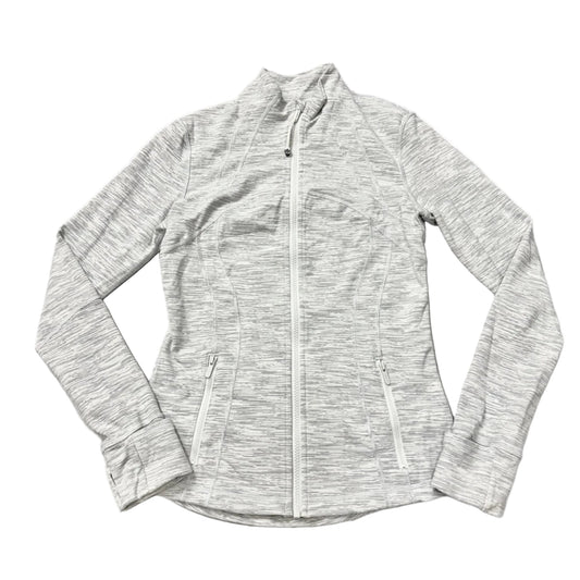 Athletic Jacket By Lululemon In Grey, Size: M