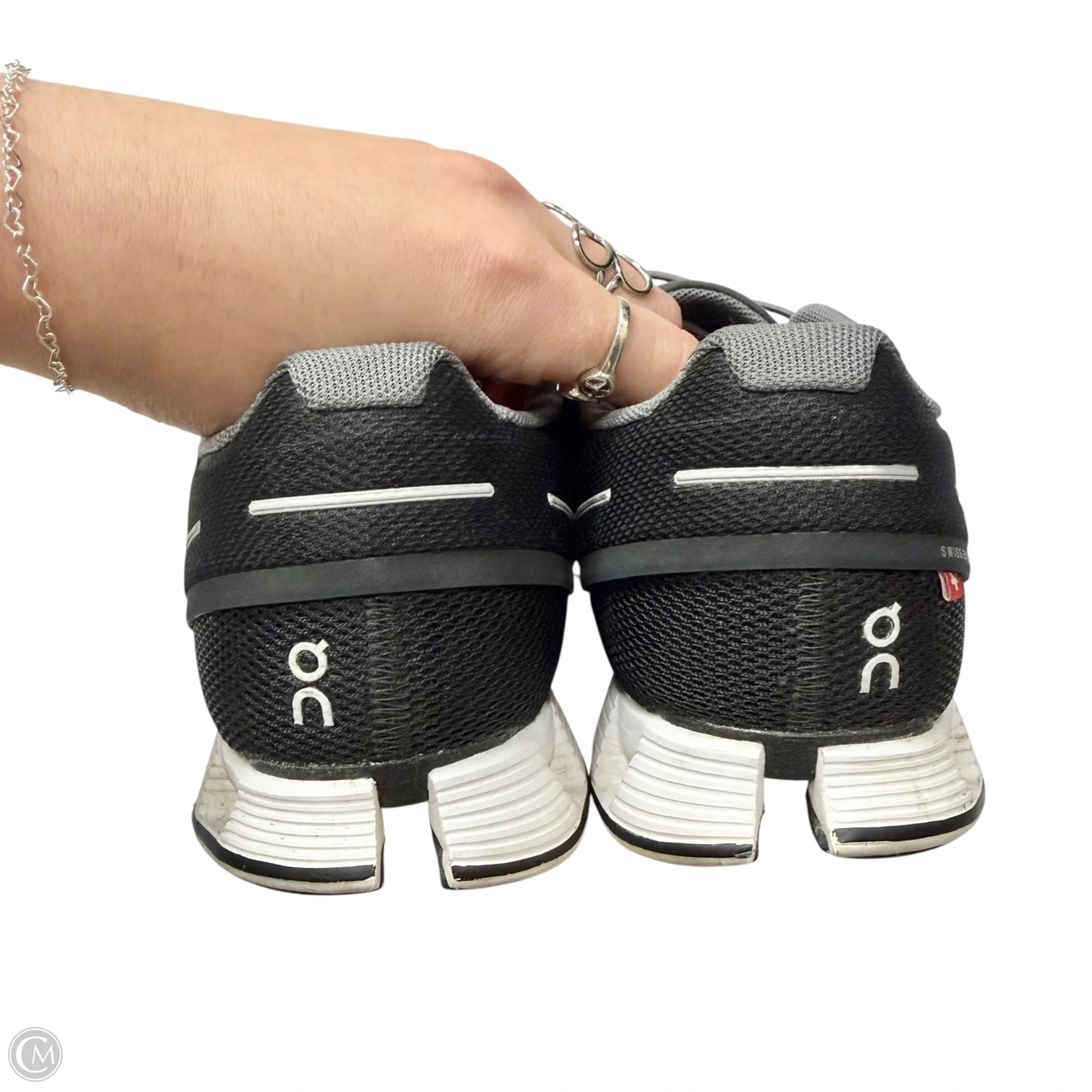 Shoes Athletic By On In Black & Grey, Size: 9.5