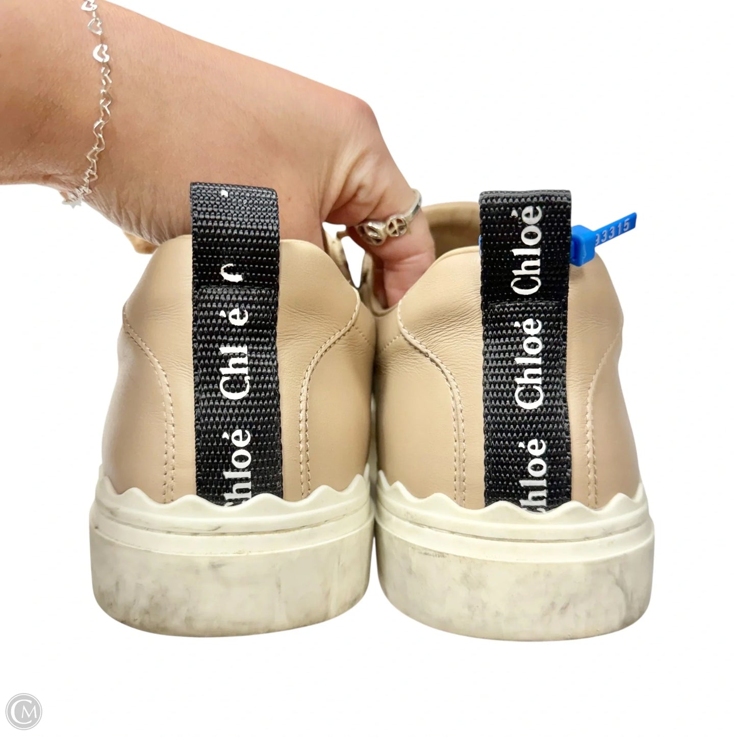 Shoes Luxury Designer By Chloe In Tan, Size: 9.5