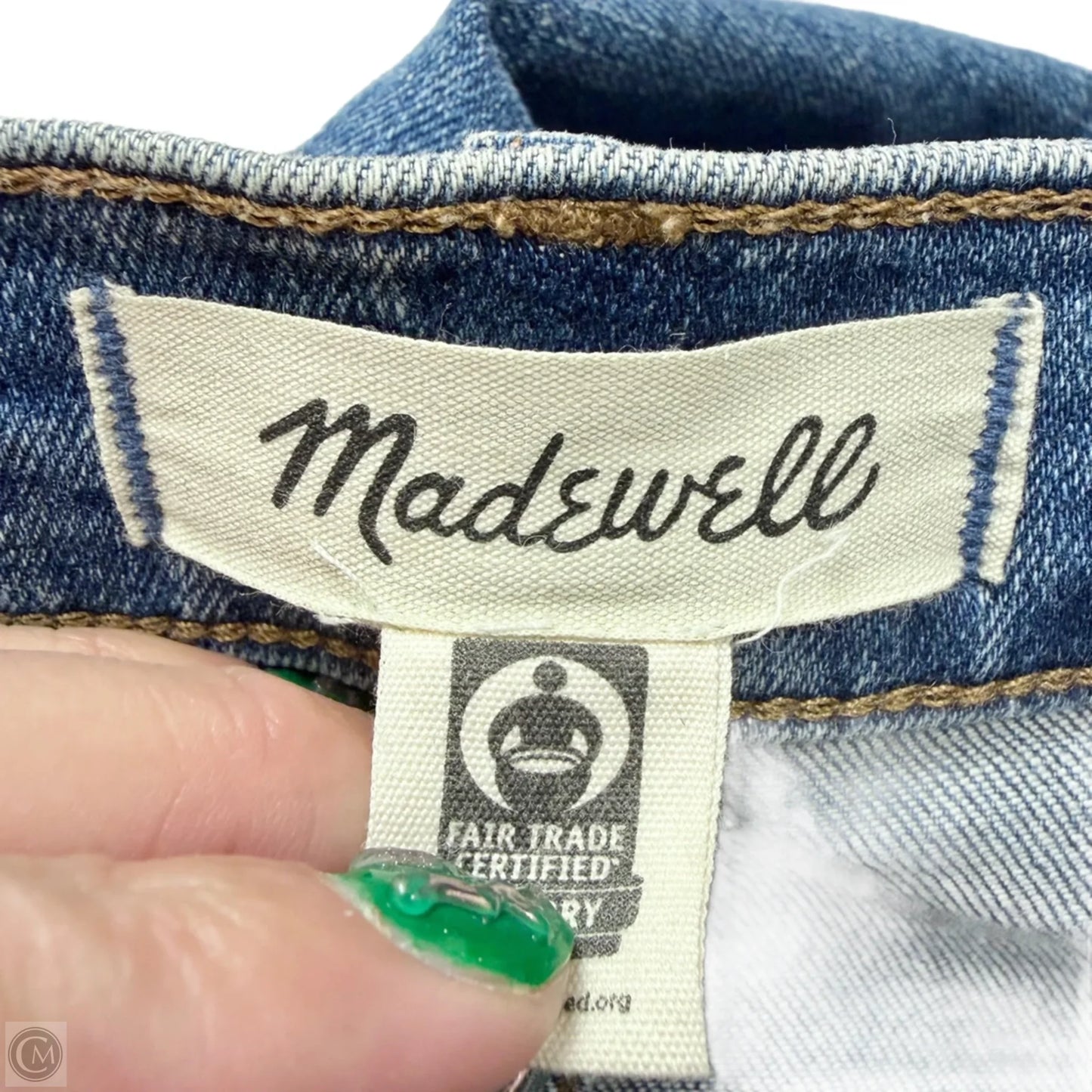 Jeans Boot Cut By Madewell In Blue Denim, Size: 16