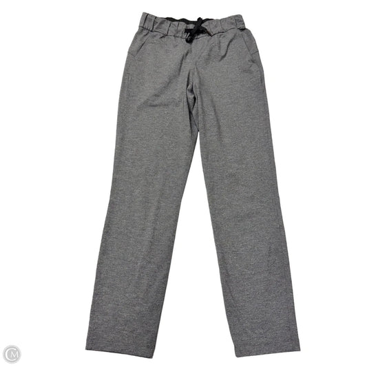 Athletic Pants By Lululemon In Grey, Size: Xs