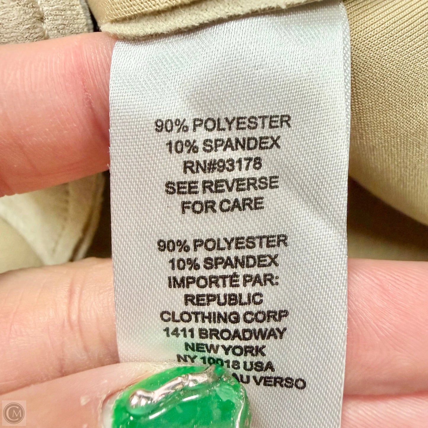 Jacket Other By T Tahari In Beige, Size: L