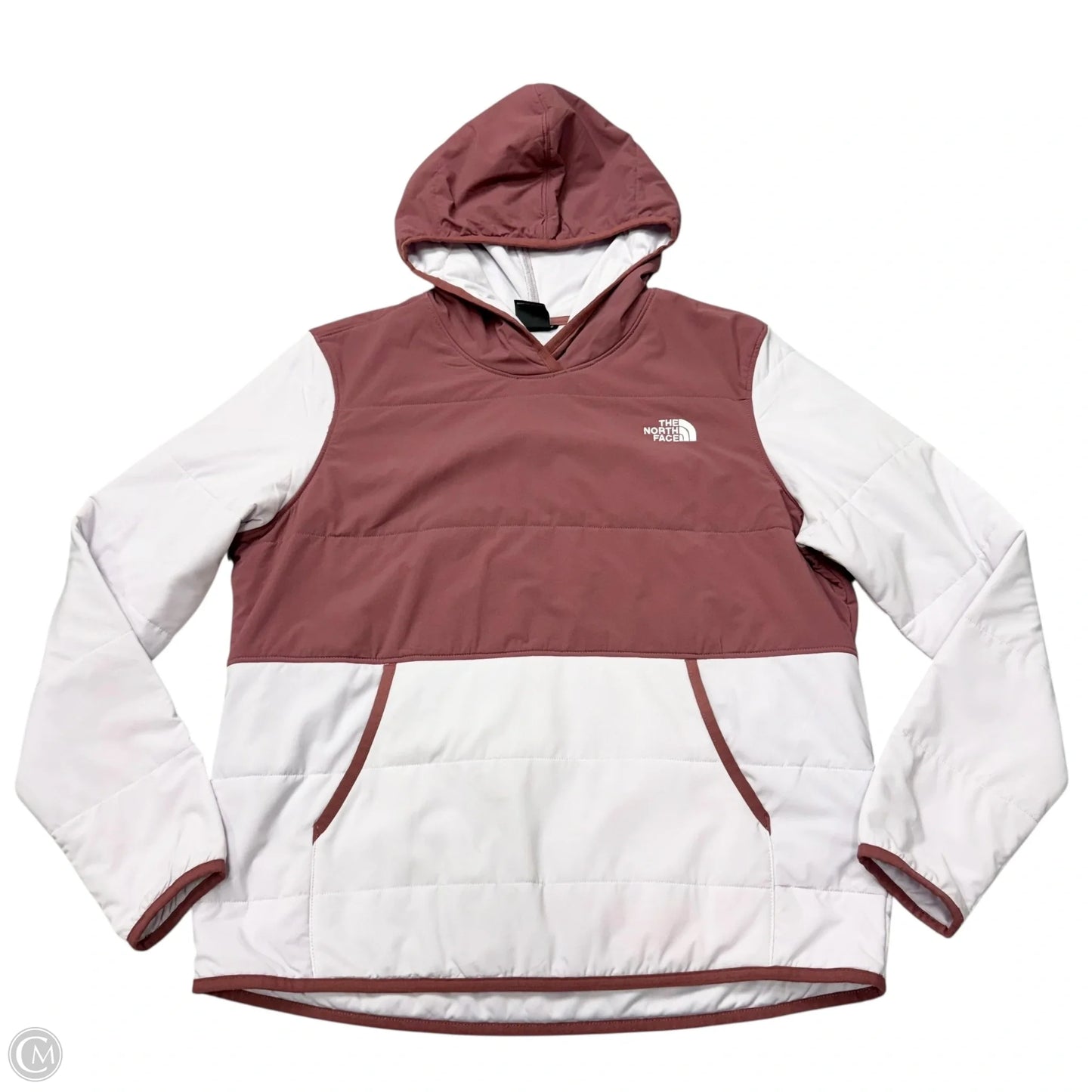 Sweatshirt Hoodie By The North Face In Purple & Red, Size: L