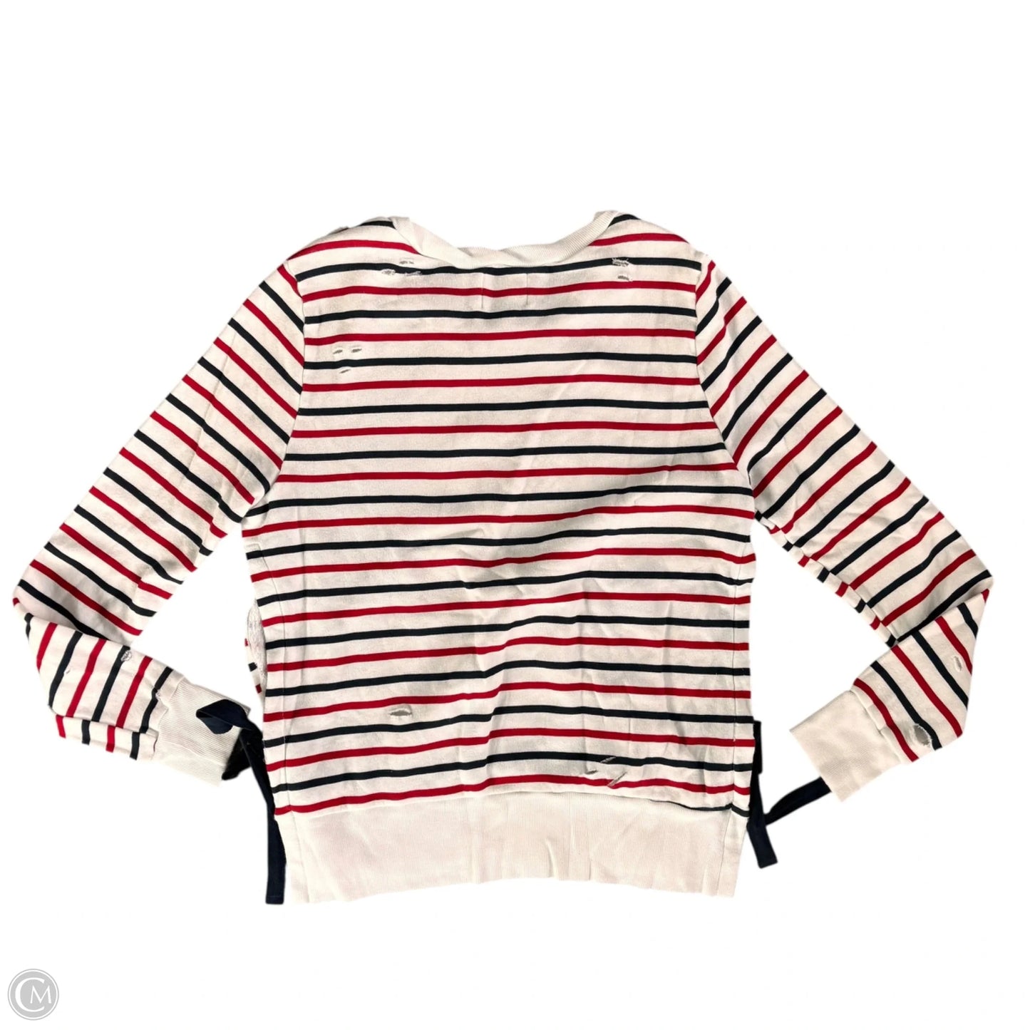 Top Long Sleeve By Pam & Gela In Striped Pattern, Size: S