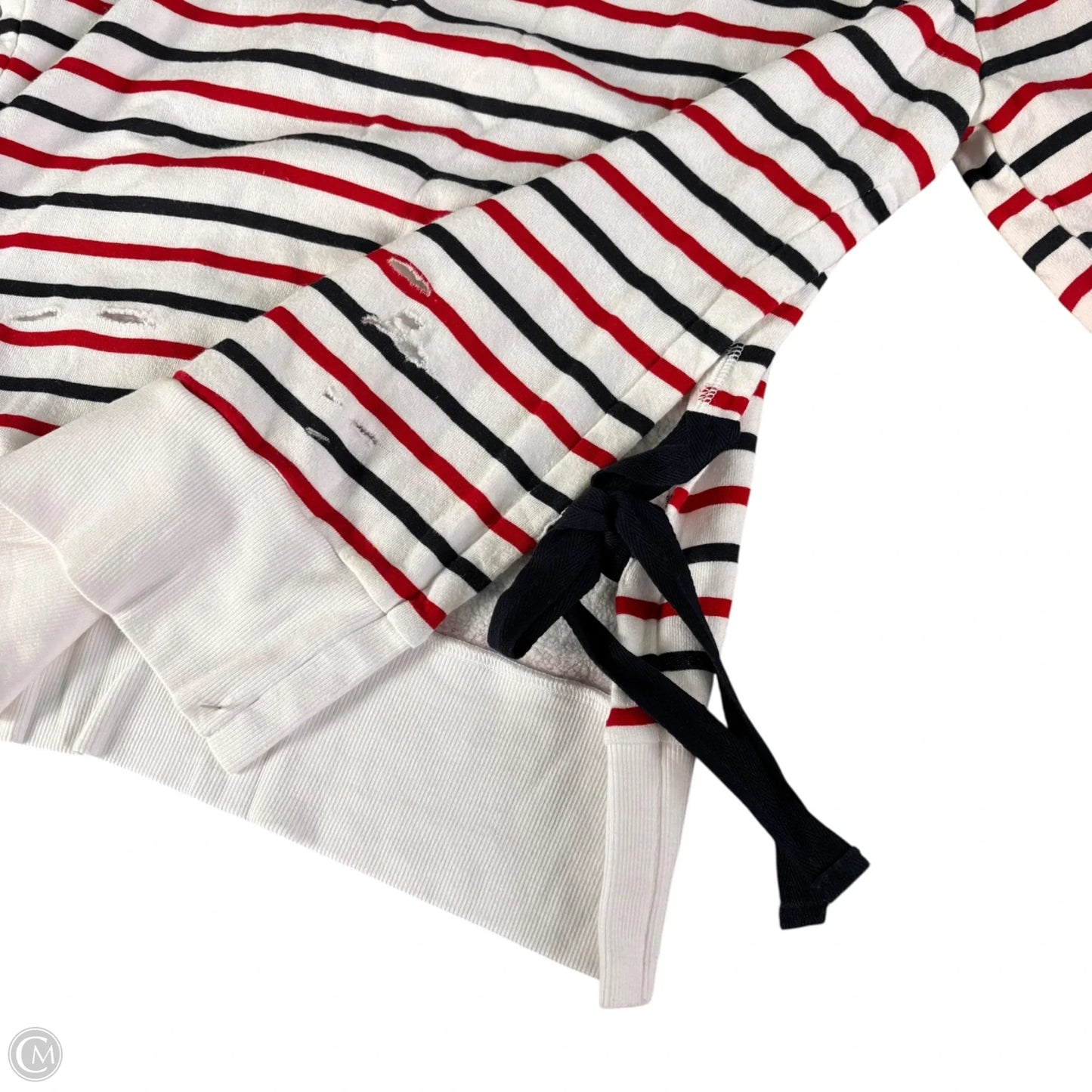 Top Long Sleeve By Pam & Gela In Striped Pattern, Size: S