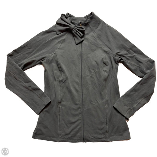 Athletic Jacket By Beyond Yoga In Grey, Size: L