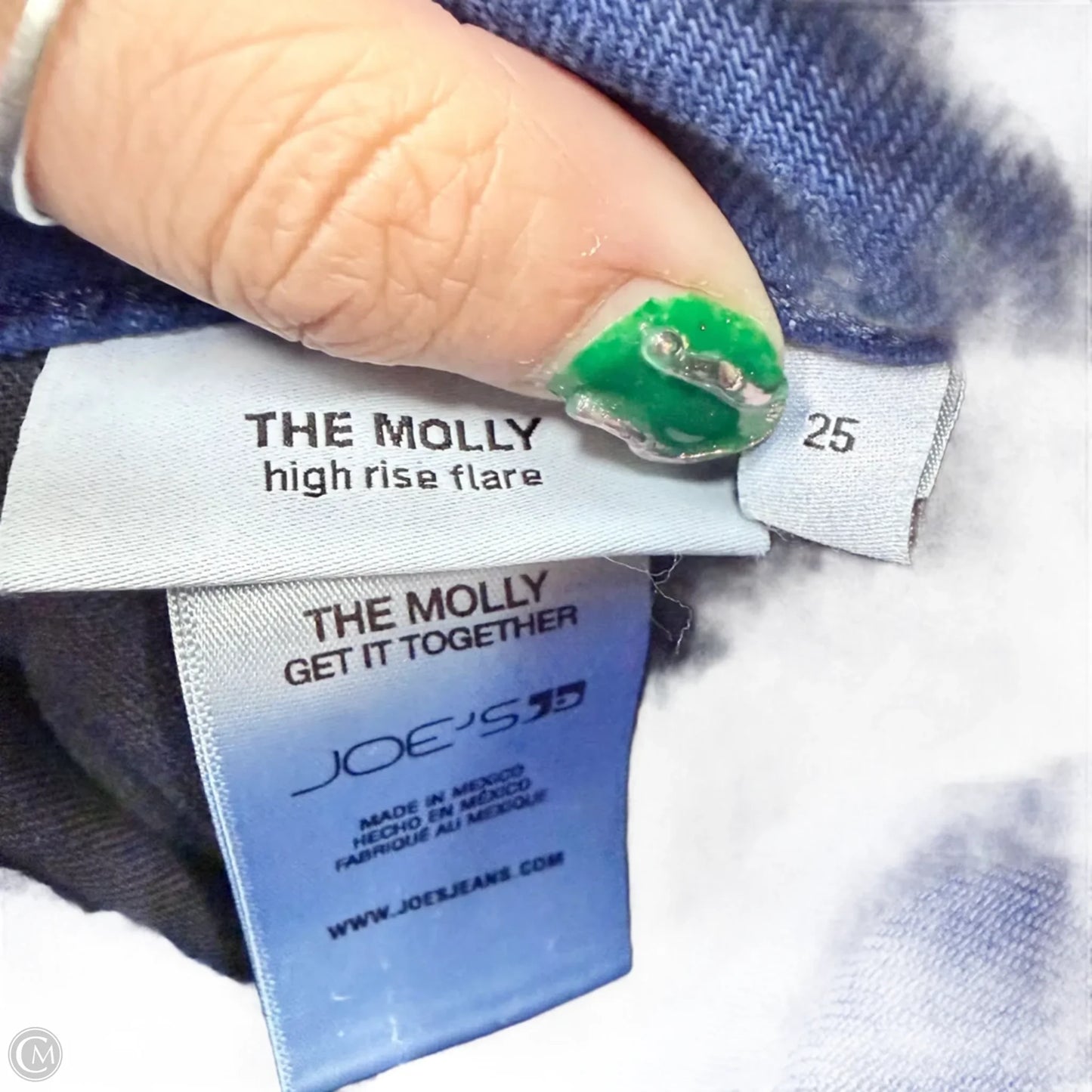 Jeans Flared By Joes Jeans In Blue Denim, Size: 2