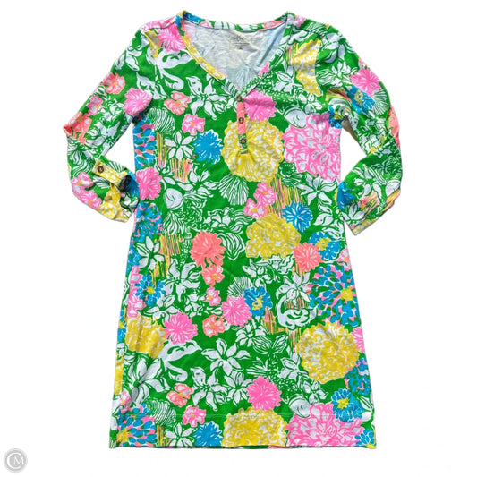 Dress Designer By Lilly Pulitzer In Floral Print, Size: M