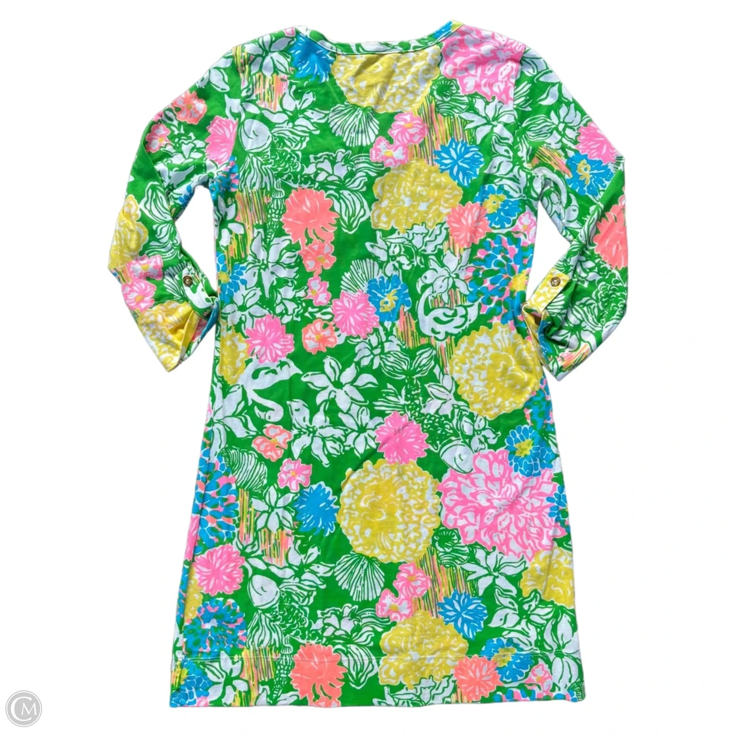 Dress Designer By Lilly Pulitzer In Floral Print, Size: M