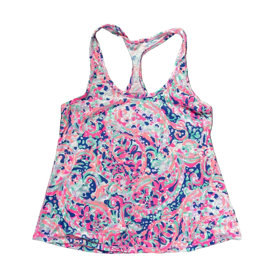 Tank Top Designer By Lilly Pulitzer In Pink & Purple, Size: S