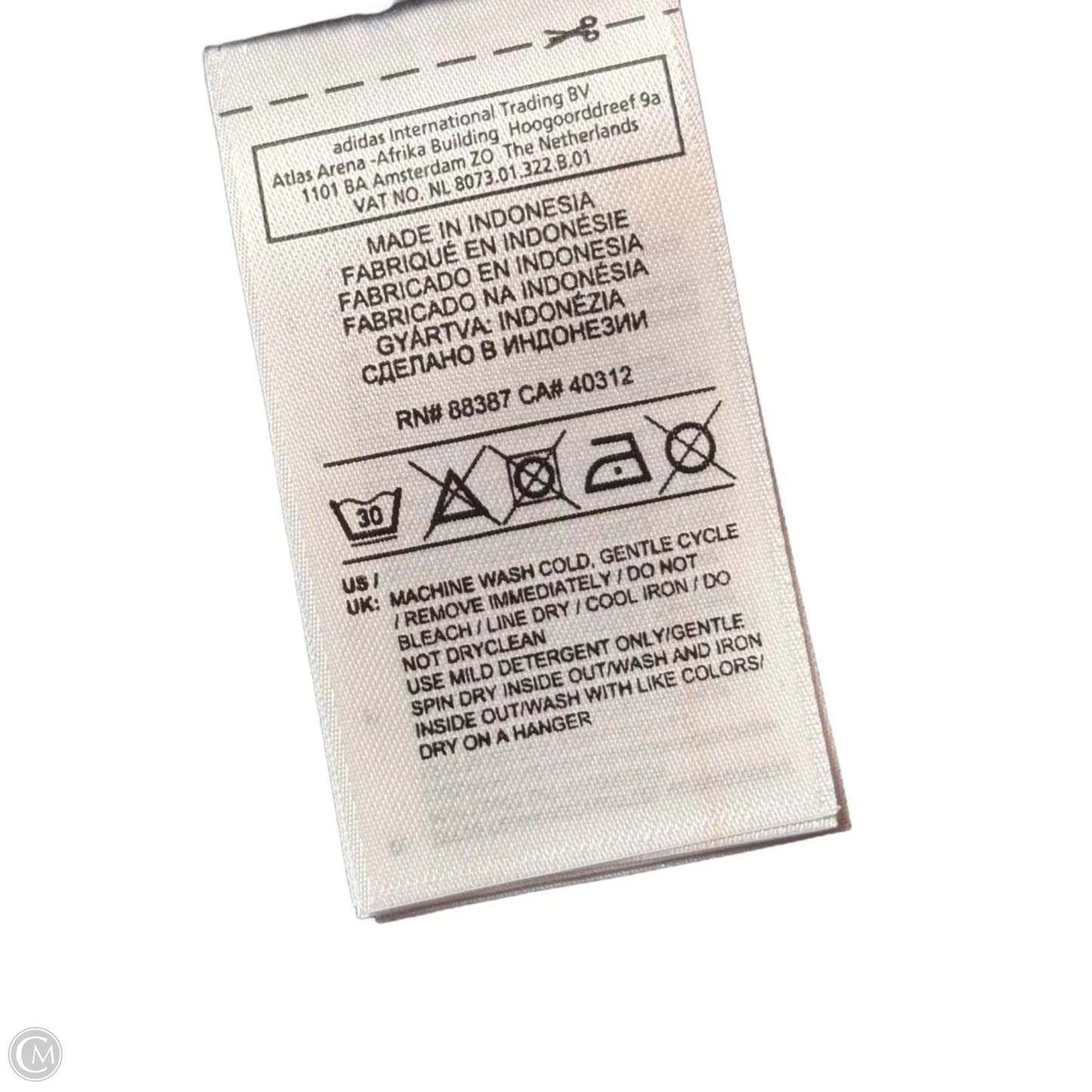 Athletic Tank Top By Adidas In Blue, Size: M