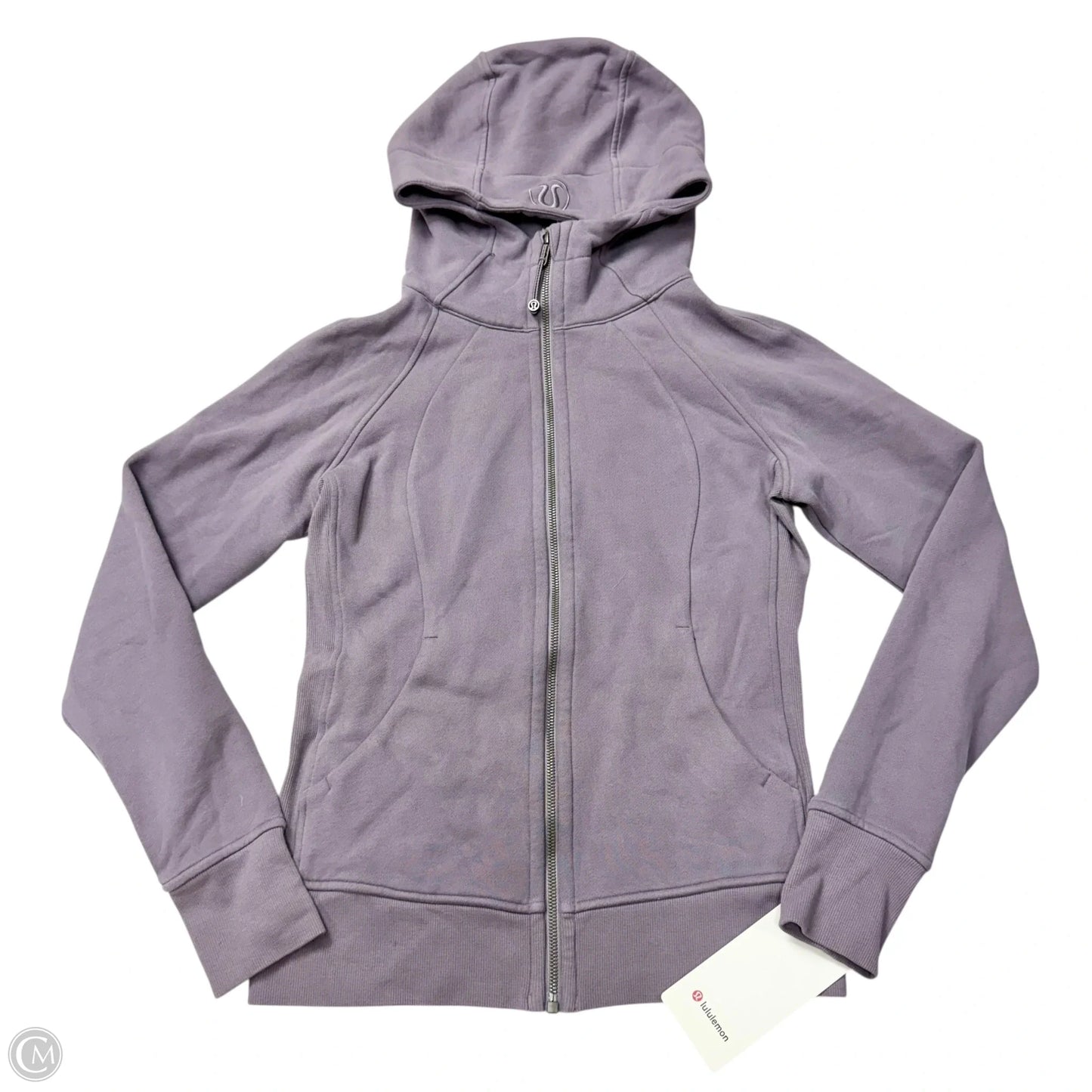 Athletic Jacket By Lululemon In Purple, Size: S