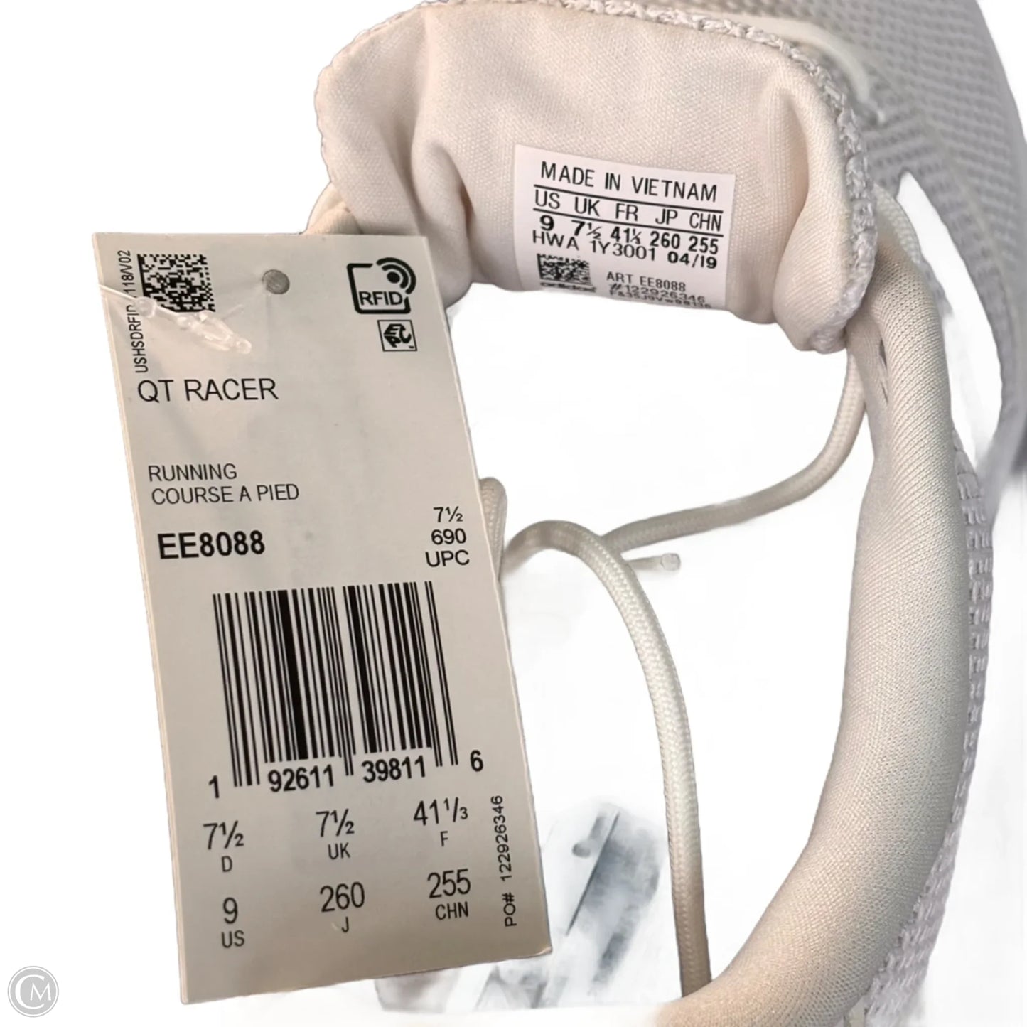 Shoes Athletic By Adidas In Cream, Size: 9