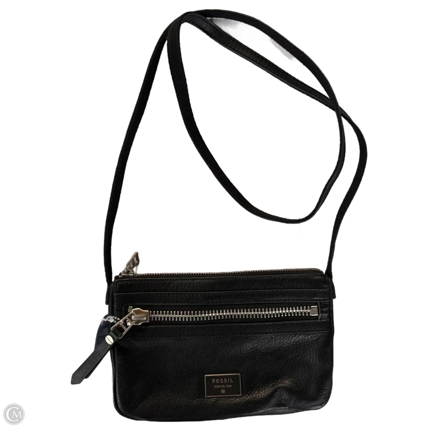 Crossbody Leather By Fossil, Size: Small