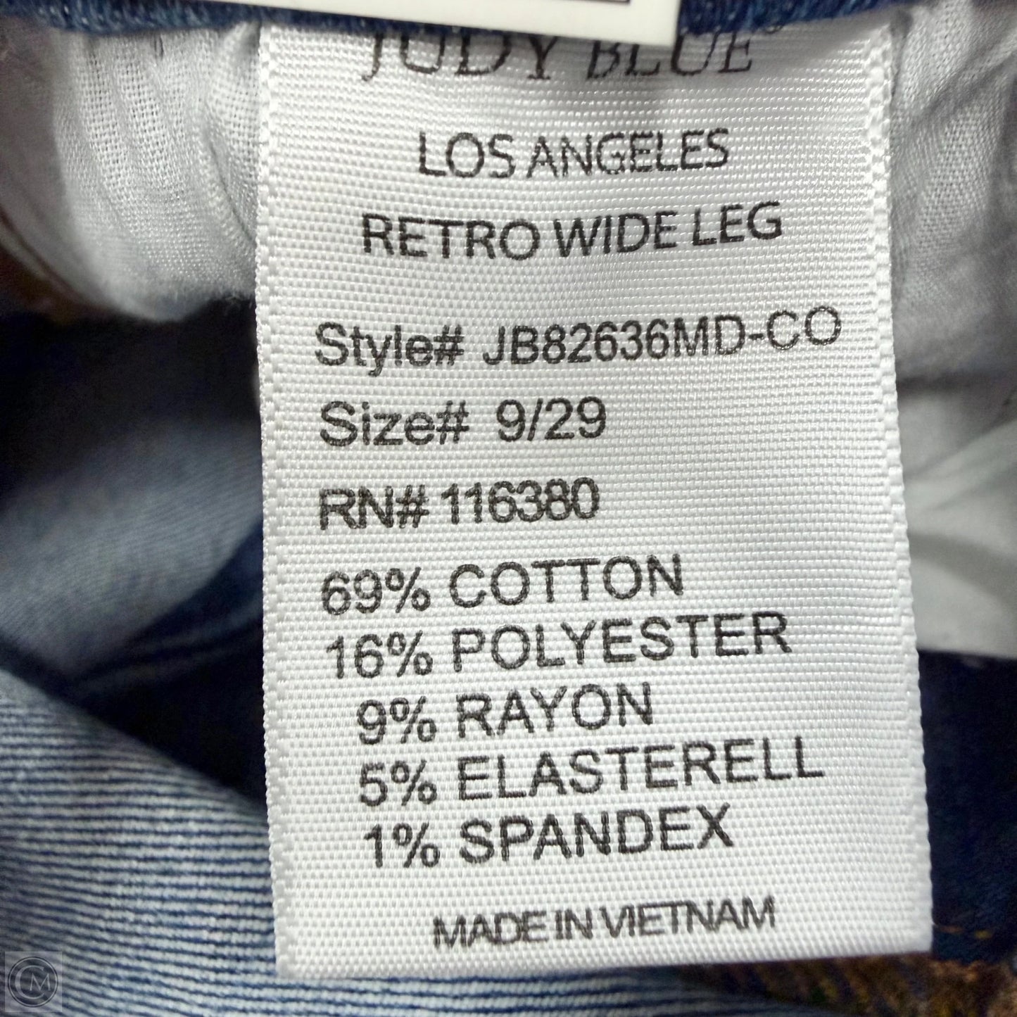 Jeans Wide Leg By Judy Blue In Blue Denim, Size: 8