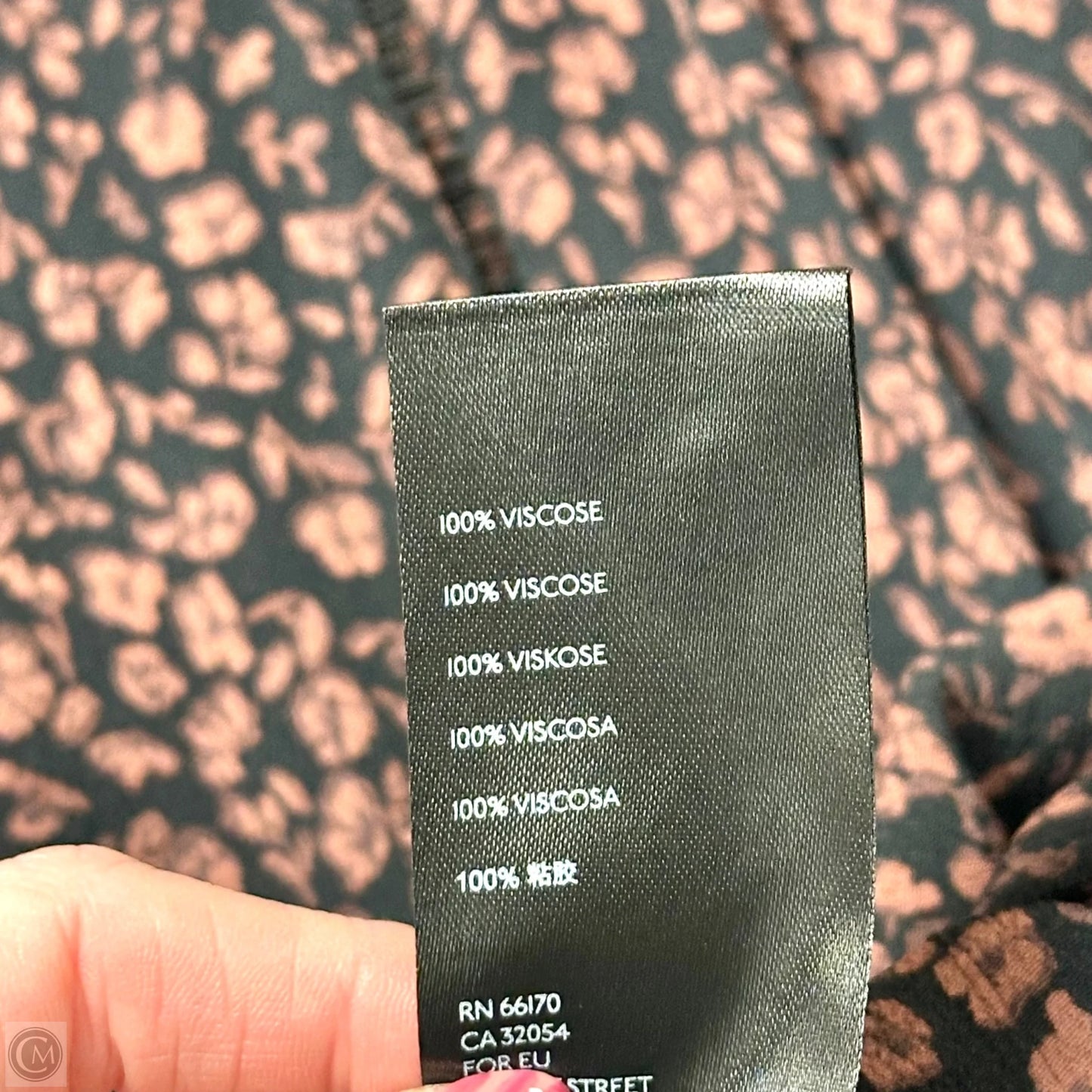 Top Long Sleeve By Anthropologie In Floral Print, Size: M