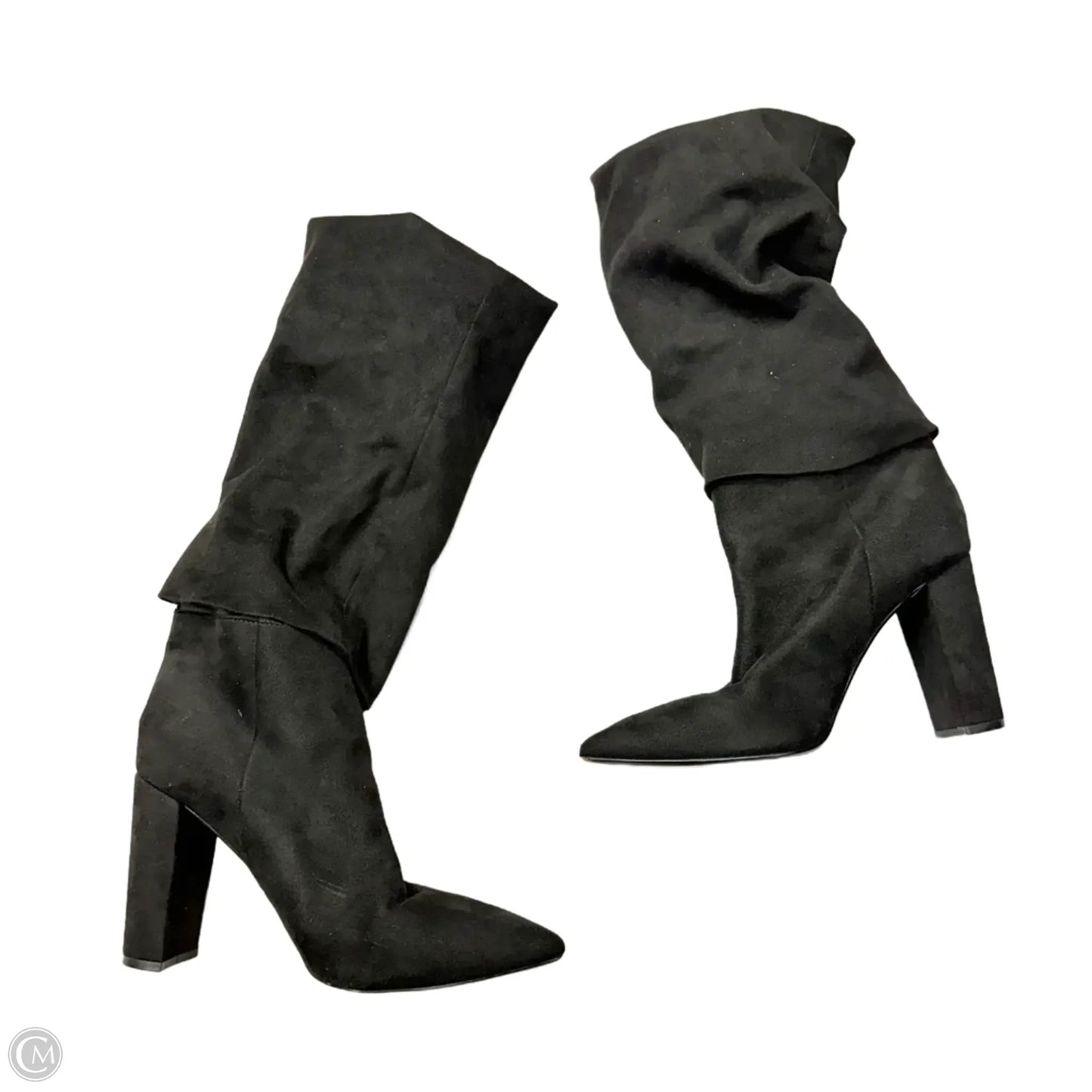 Boots Knee Heels By Saks Fifth Avenue In Black, Size: 9.5