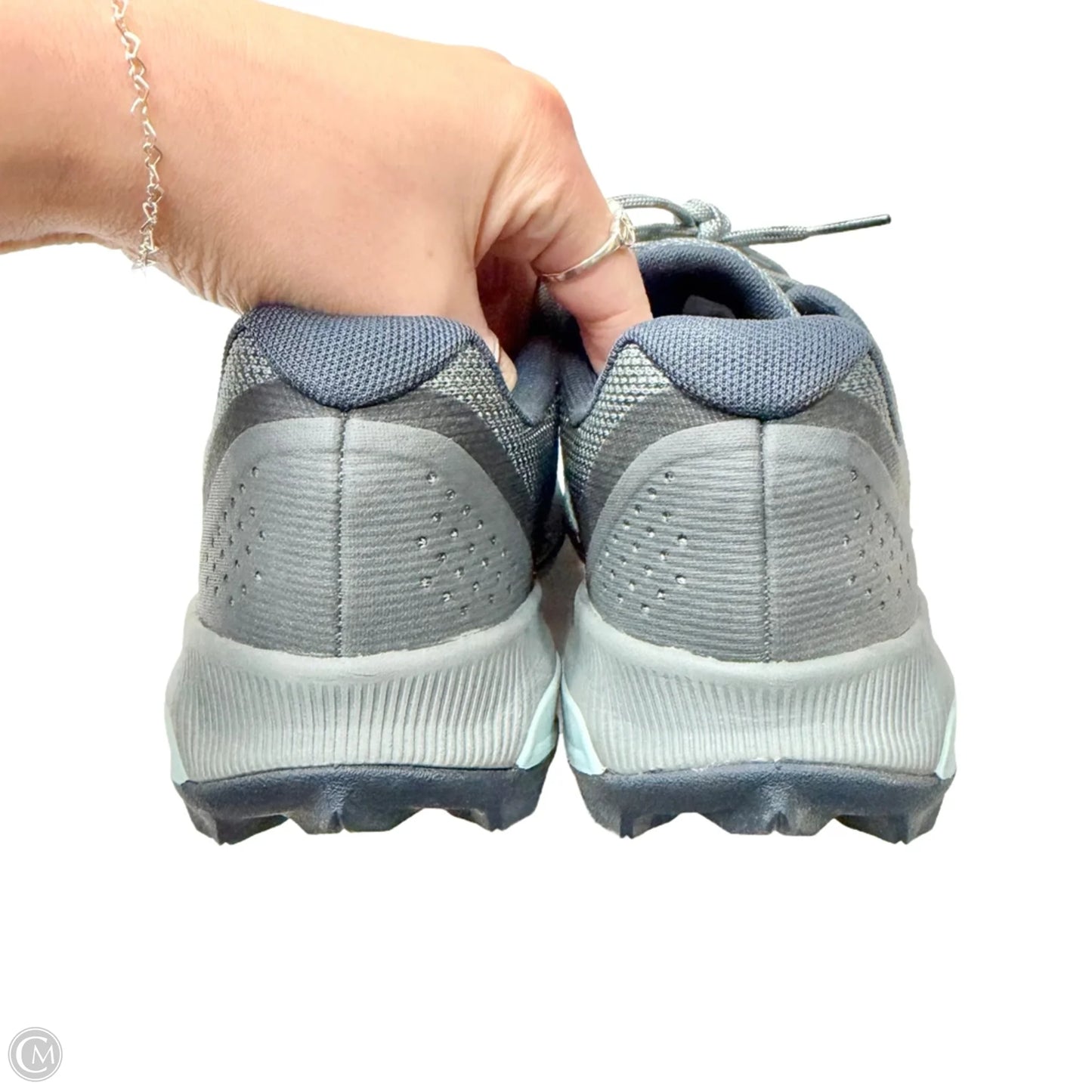 Shoes Athletic By Merrell In Blue & Grey, Size: 6