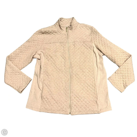Jacket Puffer & Quilted By Croft And Barrow In Tan, Size: M