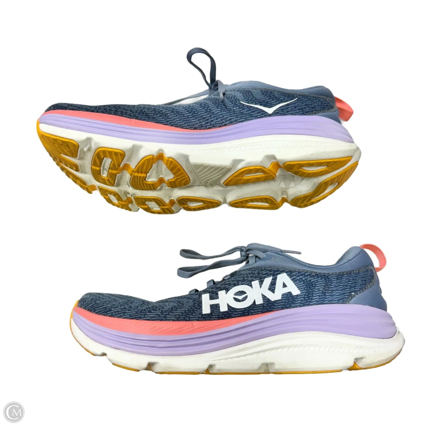 Shoes Athletic By Hoka In Blue & Purple, Size: 11