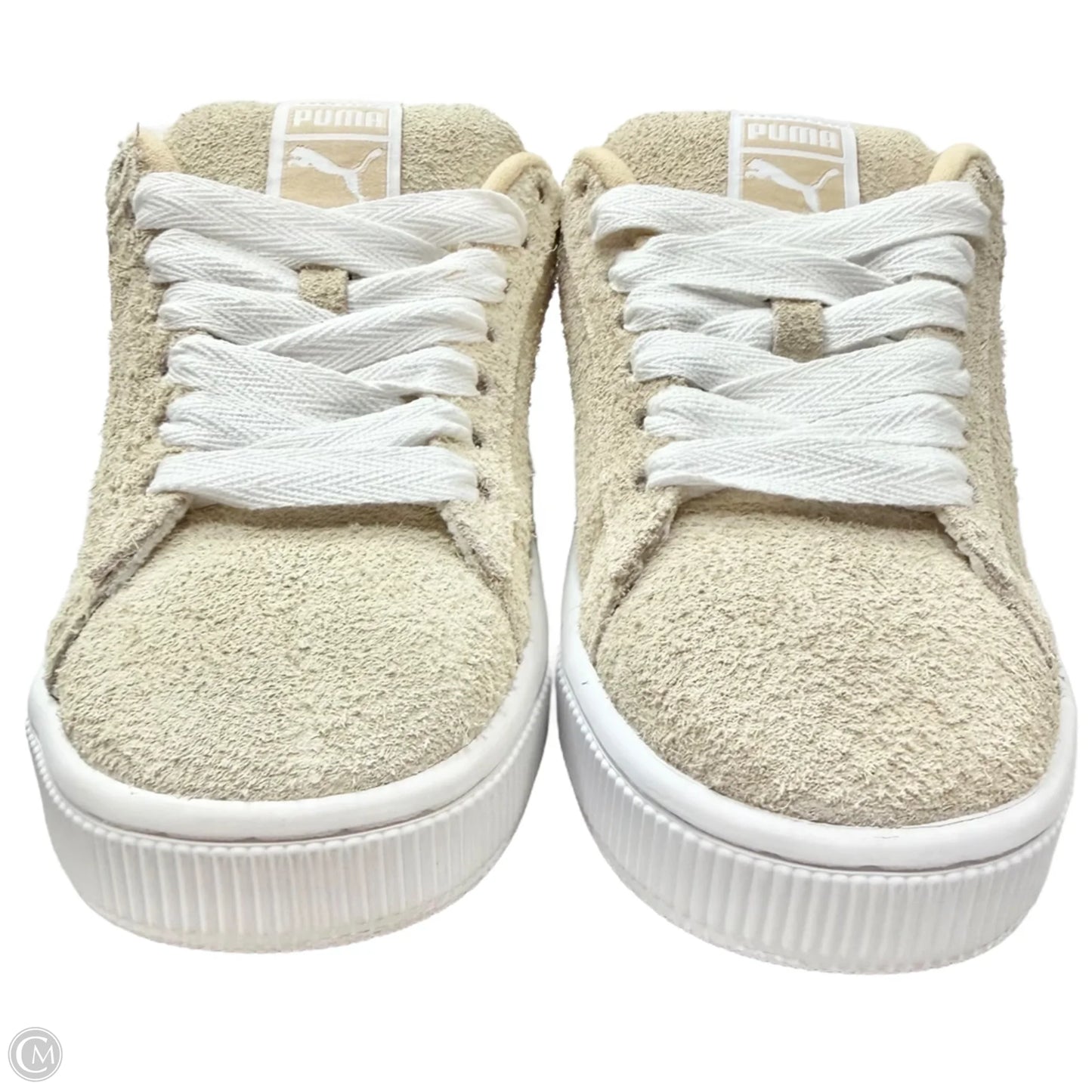 Shoes Sneakers By Puma In Cream, Size: 7.5