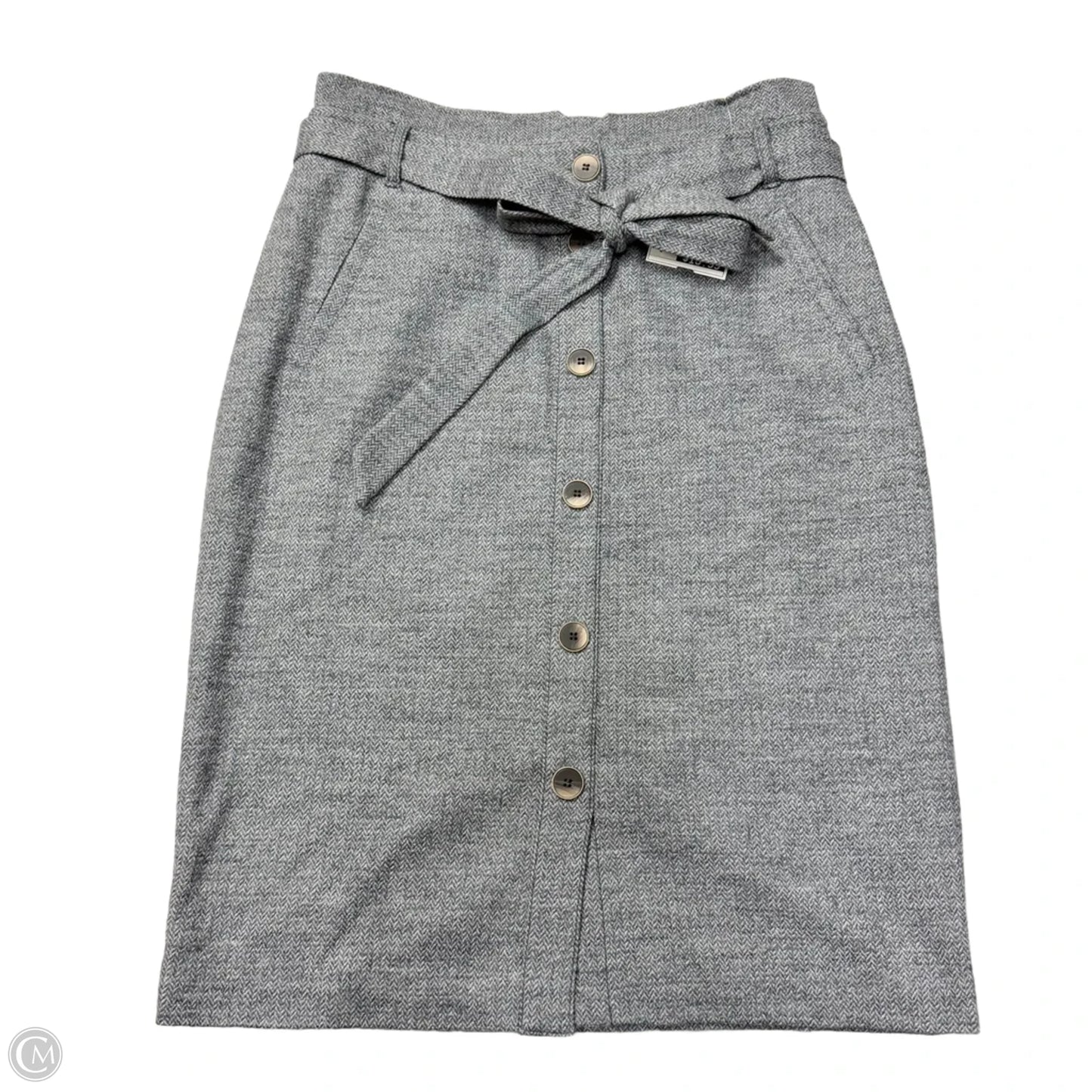 Skirt Midi By J Mclaughlin In Grey, Size: 6