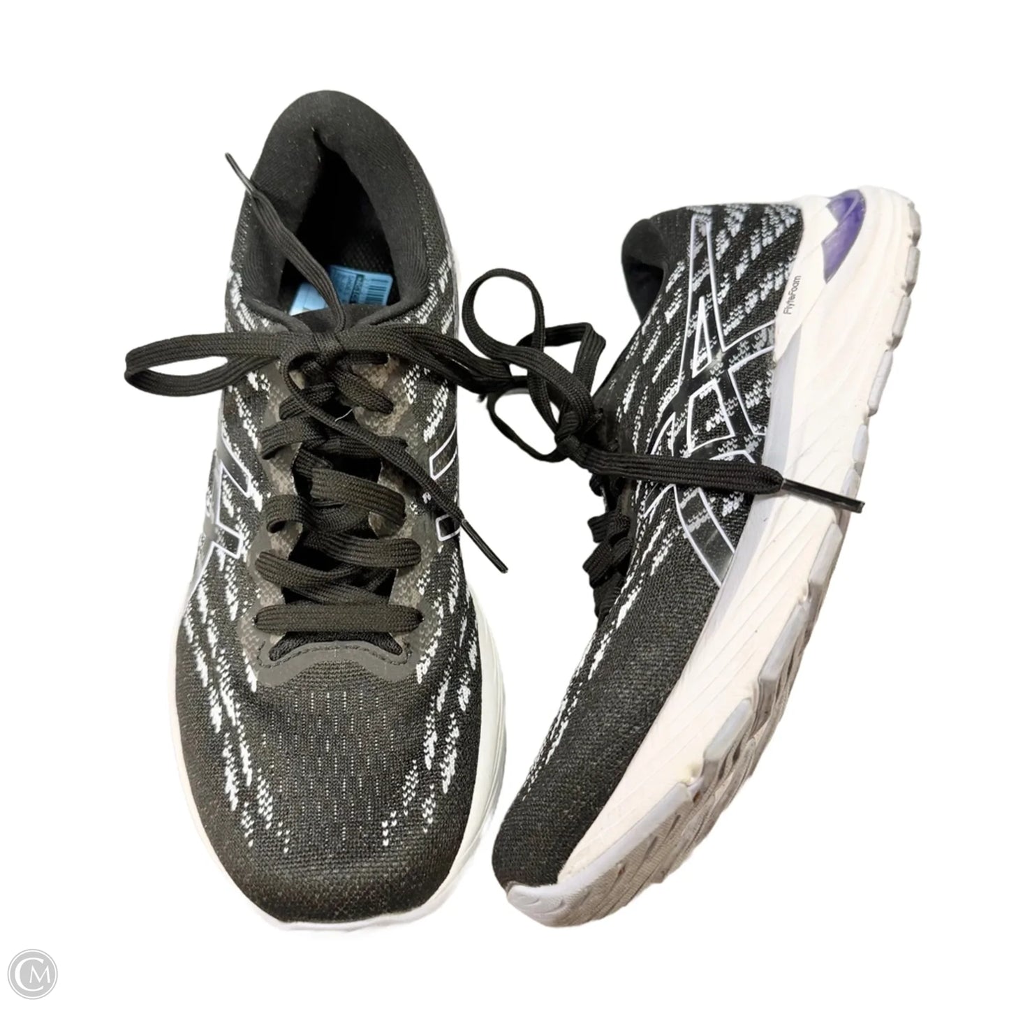 Shoes Athletic By Asics In Black & White, Size: 7.5