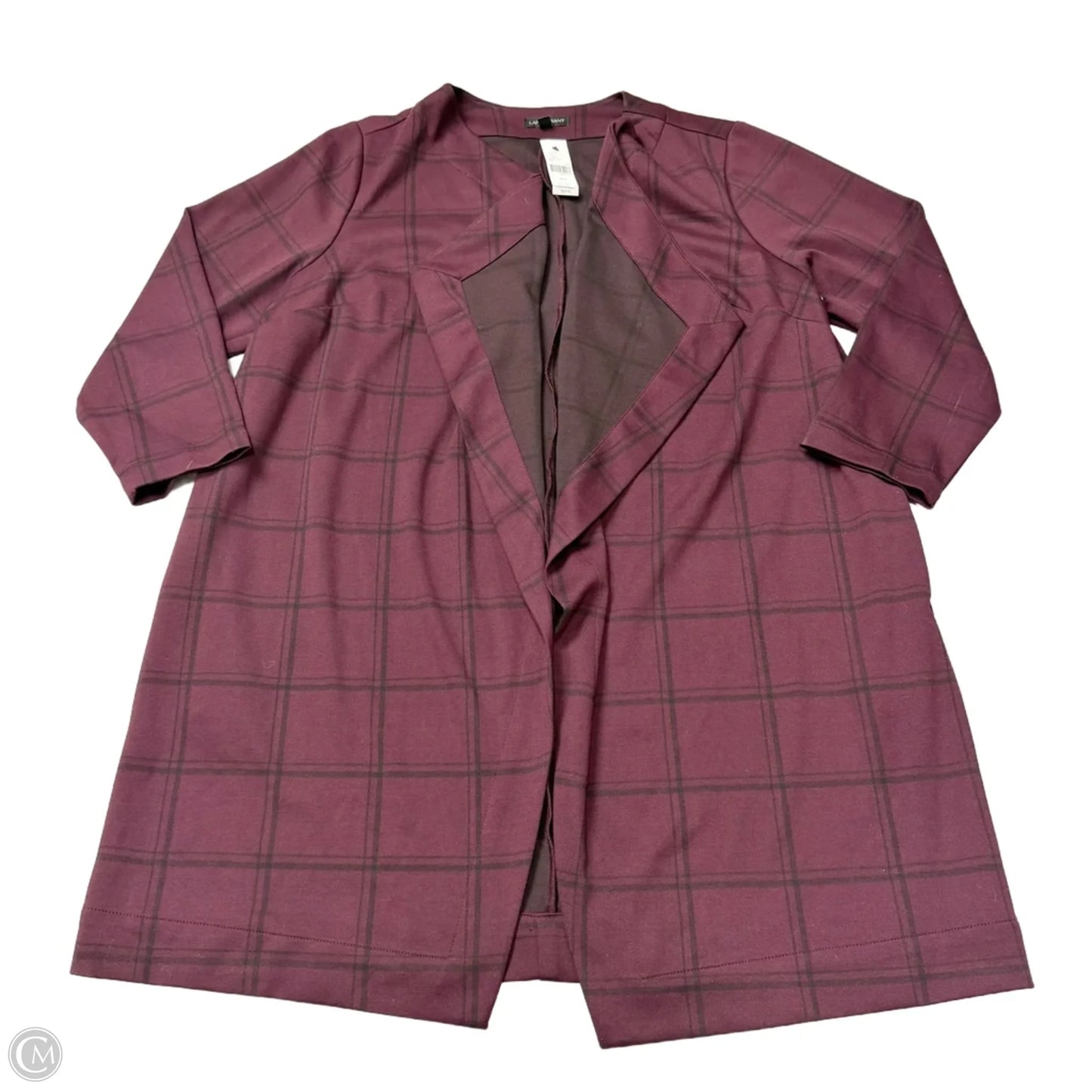 Jacket Other By Lane Bryant In Plaid Pattern, Size: 2x