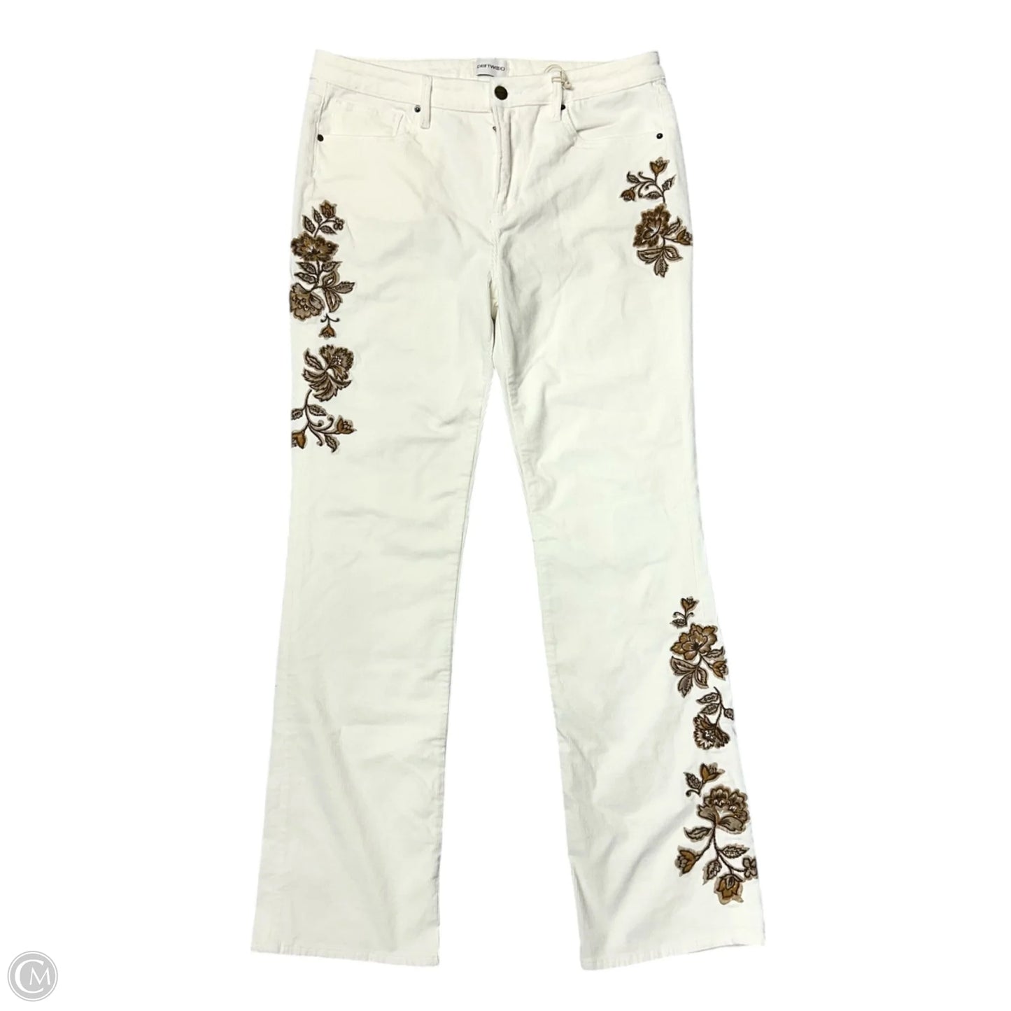 Pants Corduroy By Driftwood In White, Size: 14