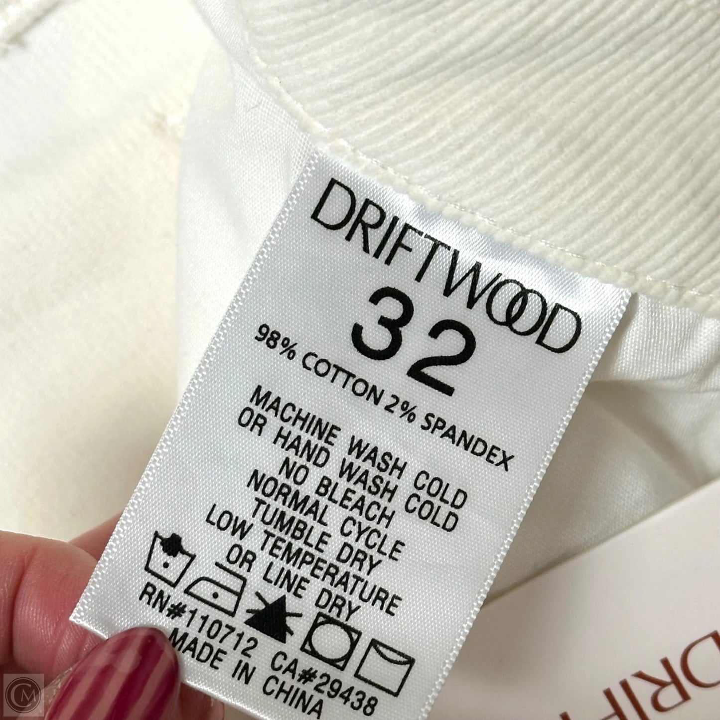 Pants Corduroy By Driftwood In White, Size: 14