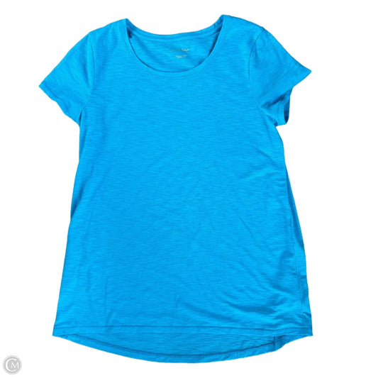 Top Short Sleeve Designer By Lilly Pulitzer In Blue, Size: S