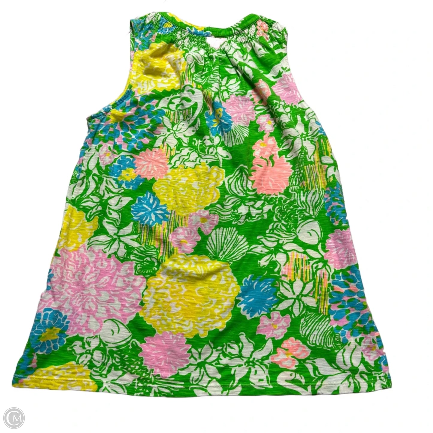 Top Sleeveless Designer By Lilly Pulitzer In Floral Print, Size: S