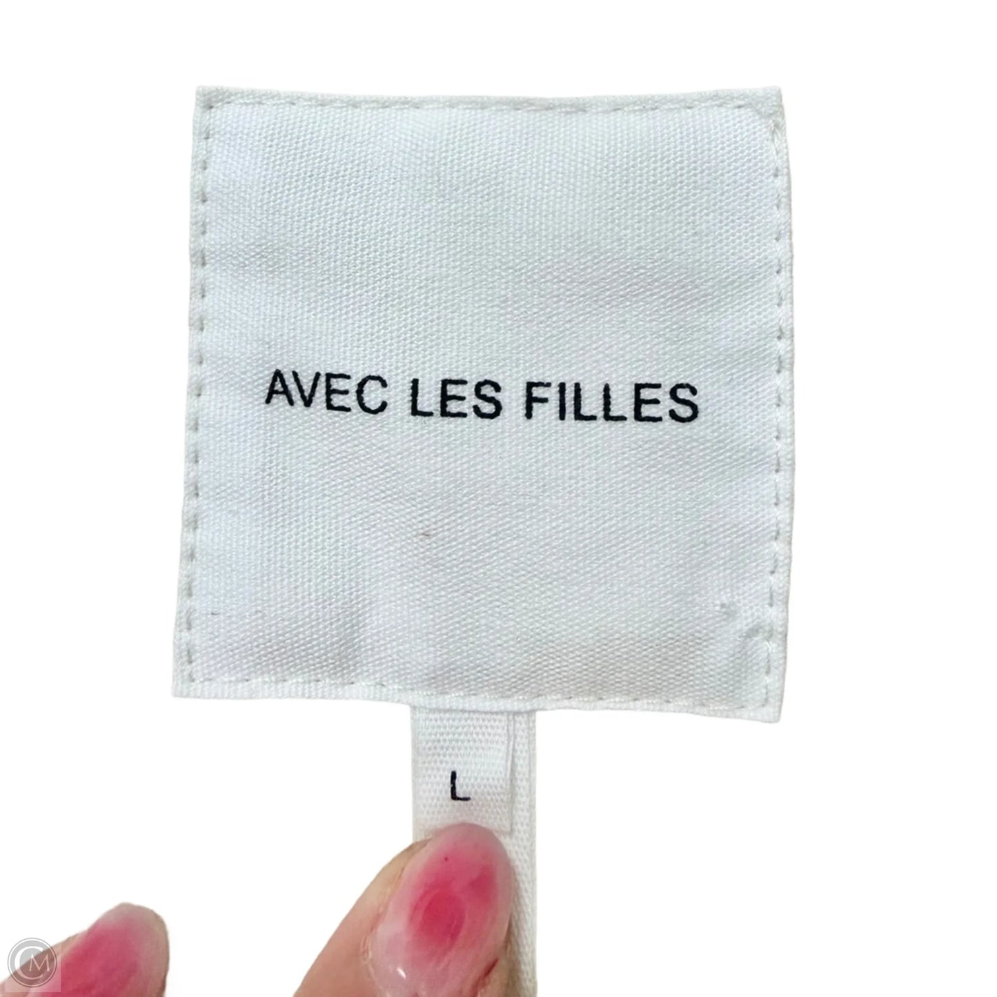 Jacket Puffer & Quilted By Avec Les Filles In Cream, Size: L