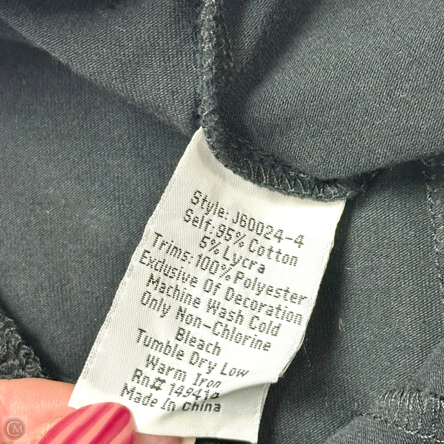 Pants Leggings By Johnny Was In Black, Size: S