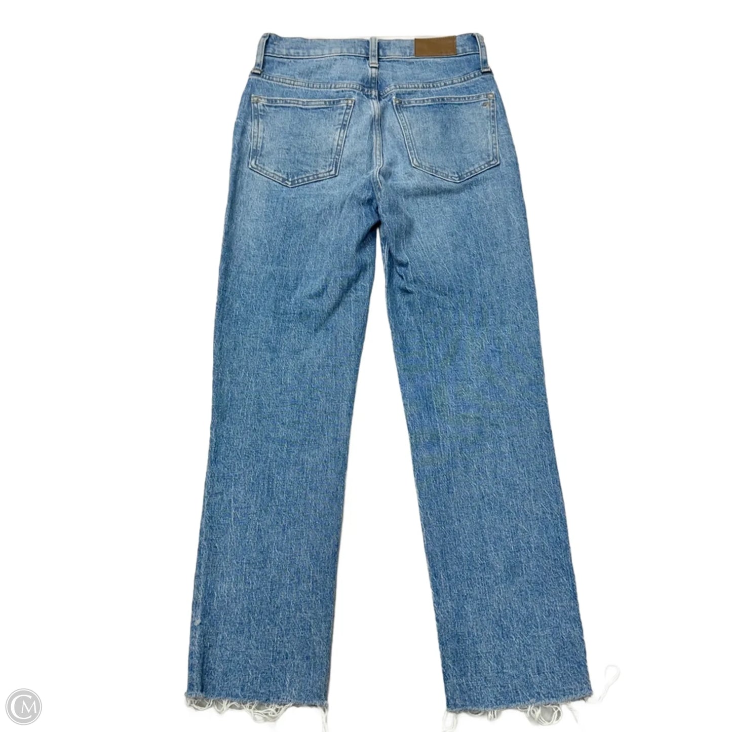 Jeans Straight By Madewell In Blue Denim, Size: 2