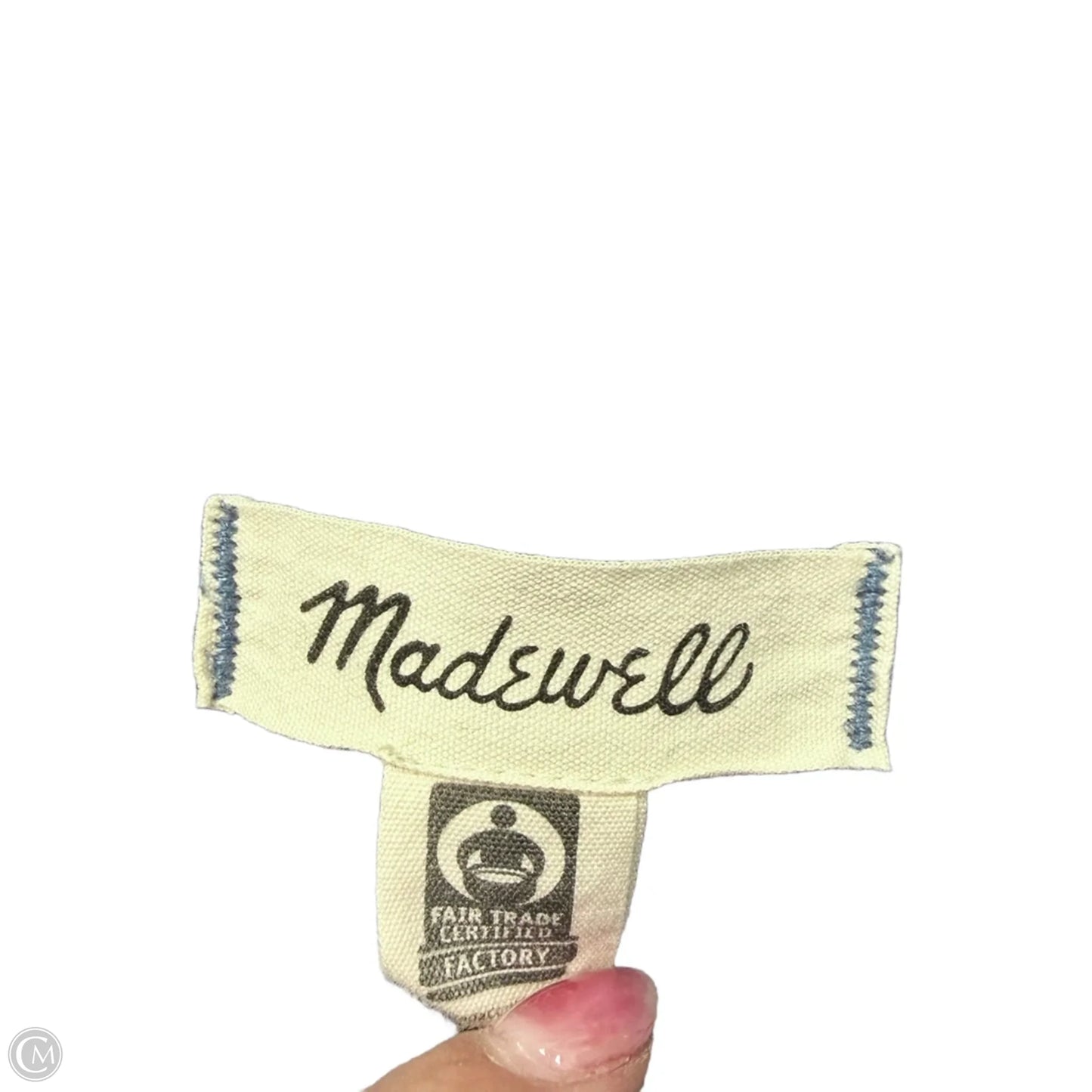 Jeans Straight By Madewell In Blue Denim, Size: 2