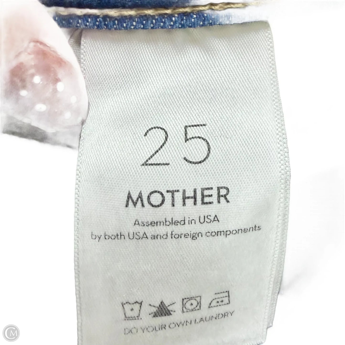 Jeans Boot Cut By Mother In Blue Denim, Size: 2