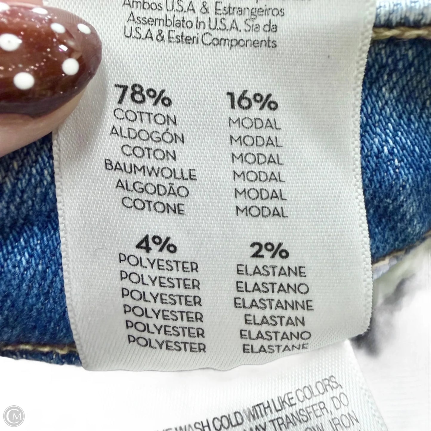 Jeans Boot Cut By Mother In Blue Denim, Size: 2