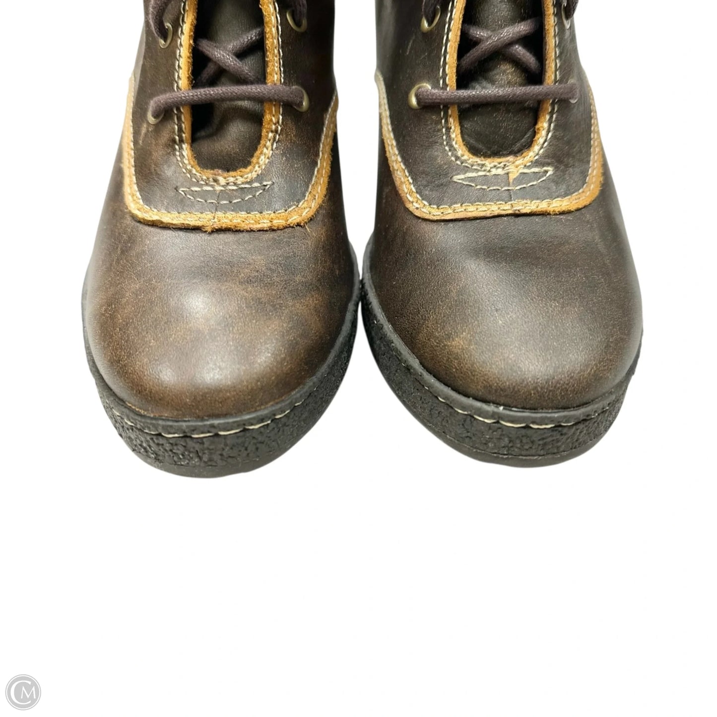 Boots Leather By Timberland In Brown, Size: 7.5