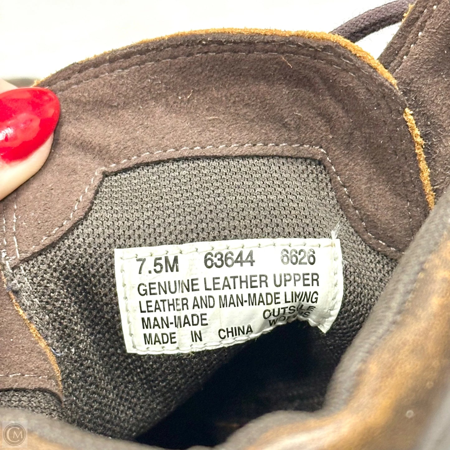 Boots Leather By Timberland In Brown, Size: 7.5