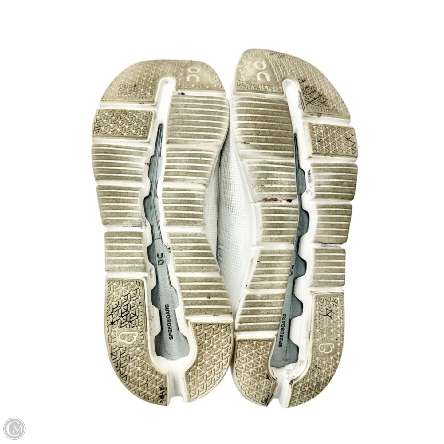 Shoes Athletic By On Cloud In Grey & White, Size: 9