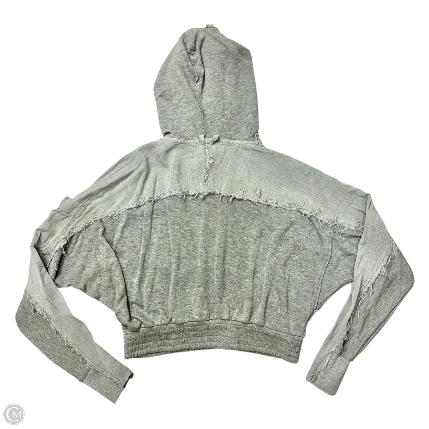 Sweatshirt Hoodie By Free People In Grey, Size: Xs