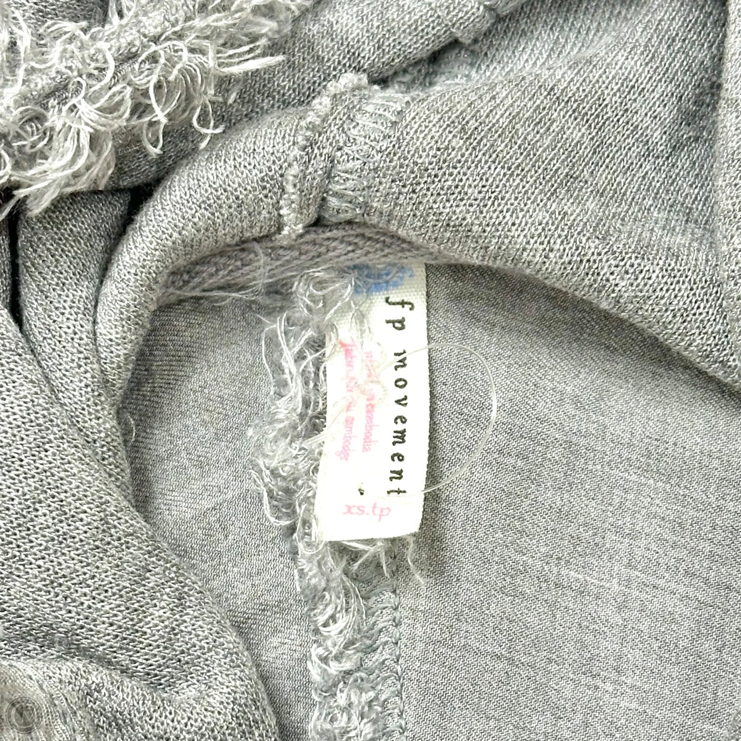 Sweatshirt Hoodie By Free People In Grey, Size: Xs