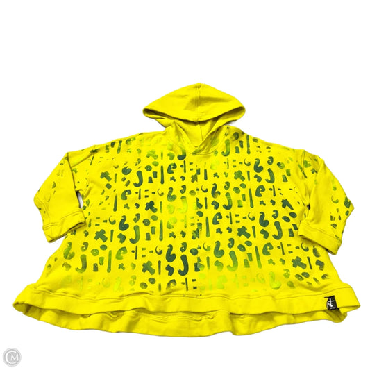 Sweatshirt Hoodie By Paper Temples In Yellow, Size: M