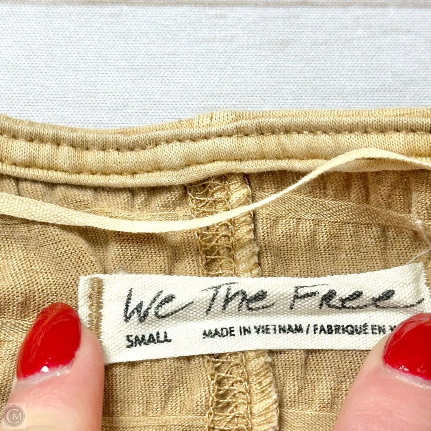 Top 3/4 Sleeve By We The Free In Tan, Size: S