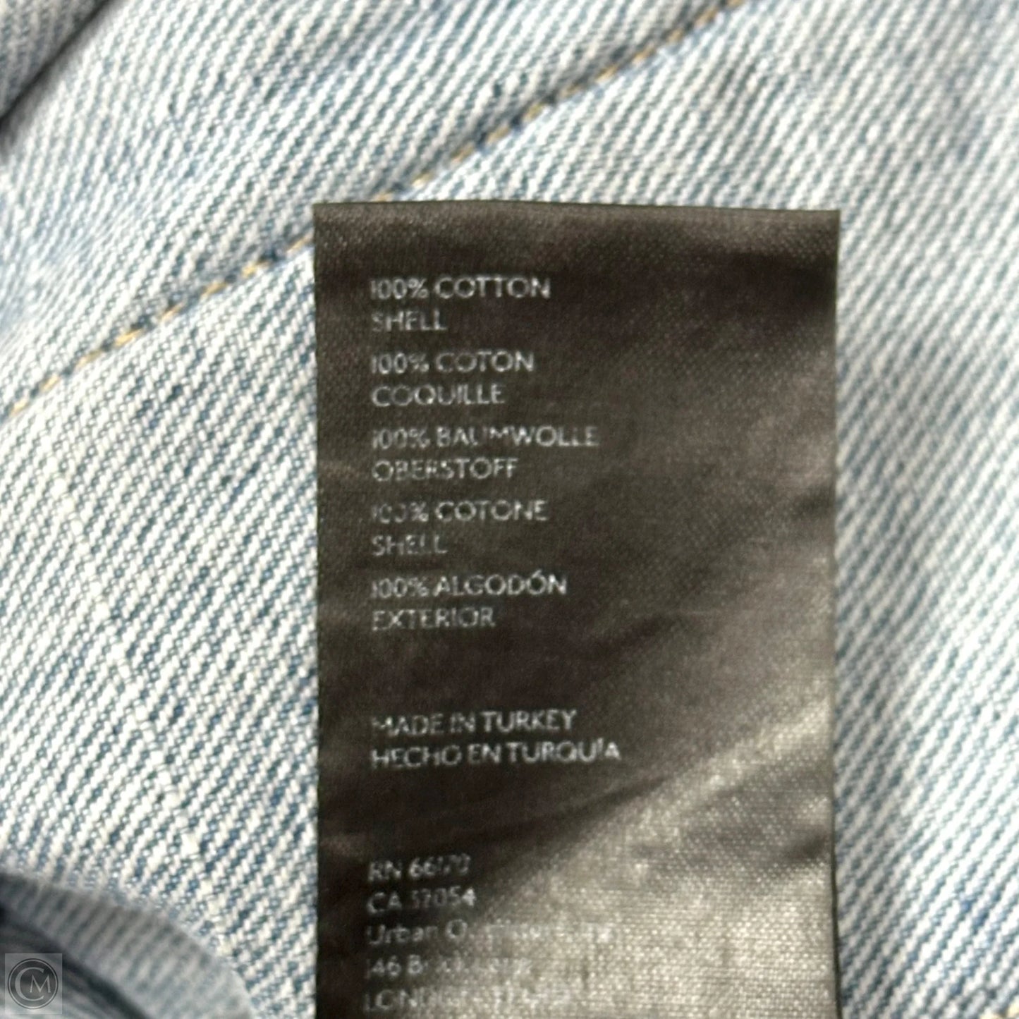 Vest Other By Pilcro In Blue Denim, Size: M