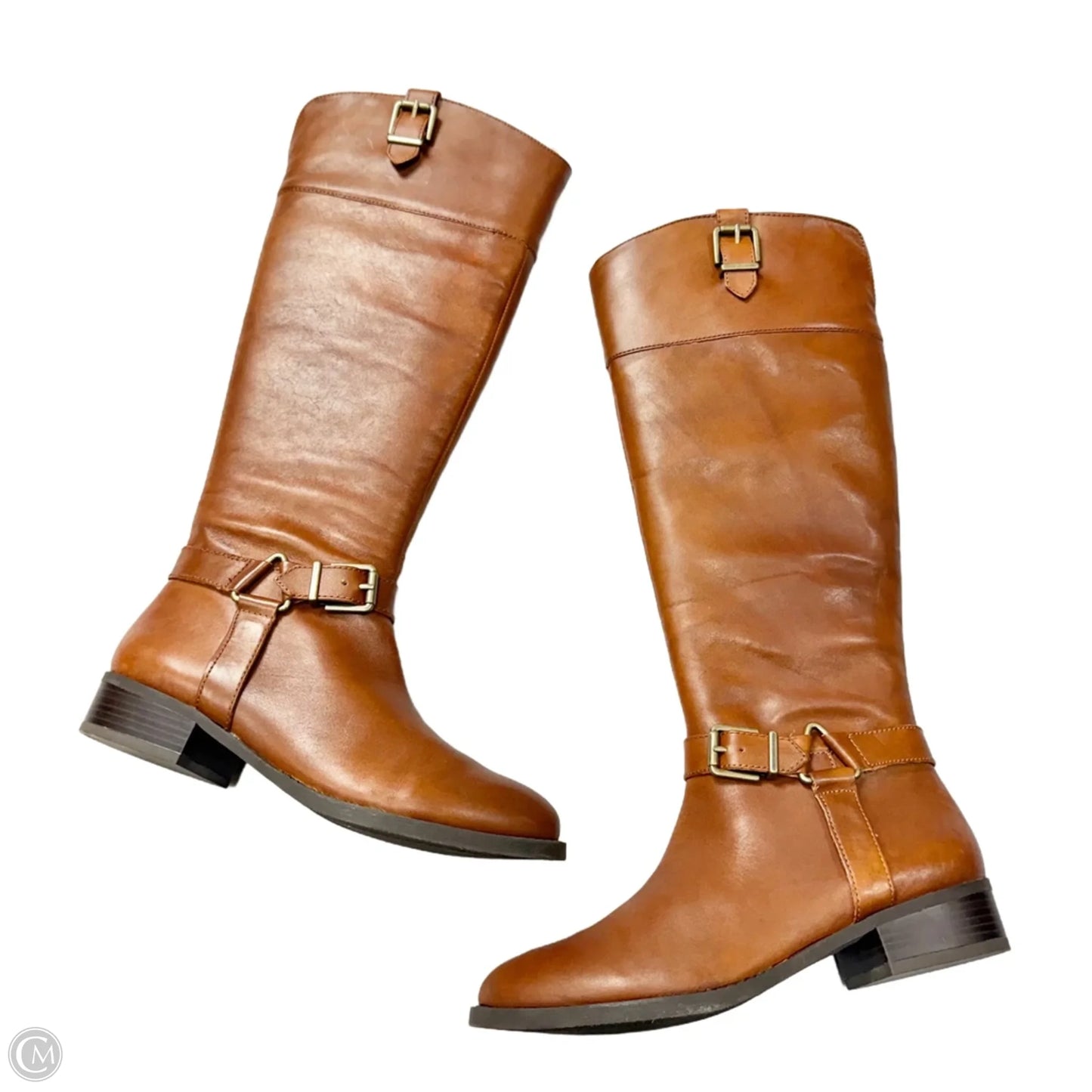 Boots Knee Flats By Inc In Brown, Size: 7.5