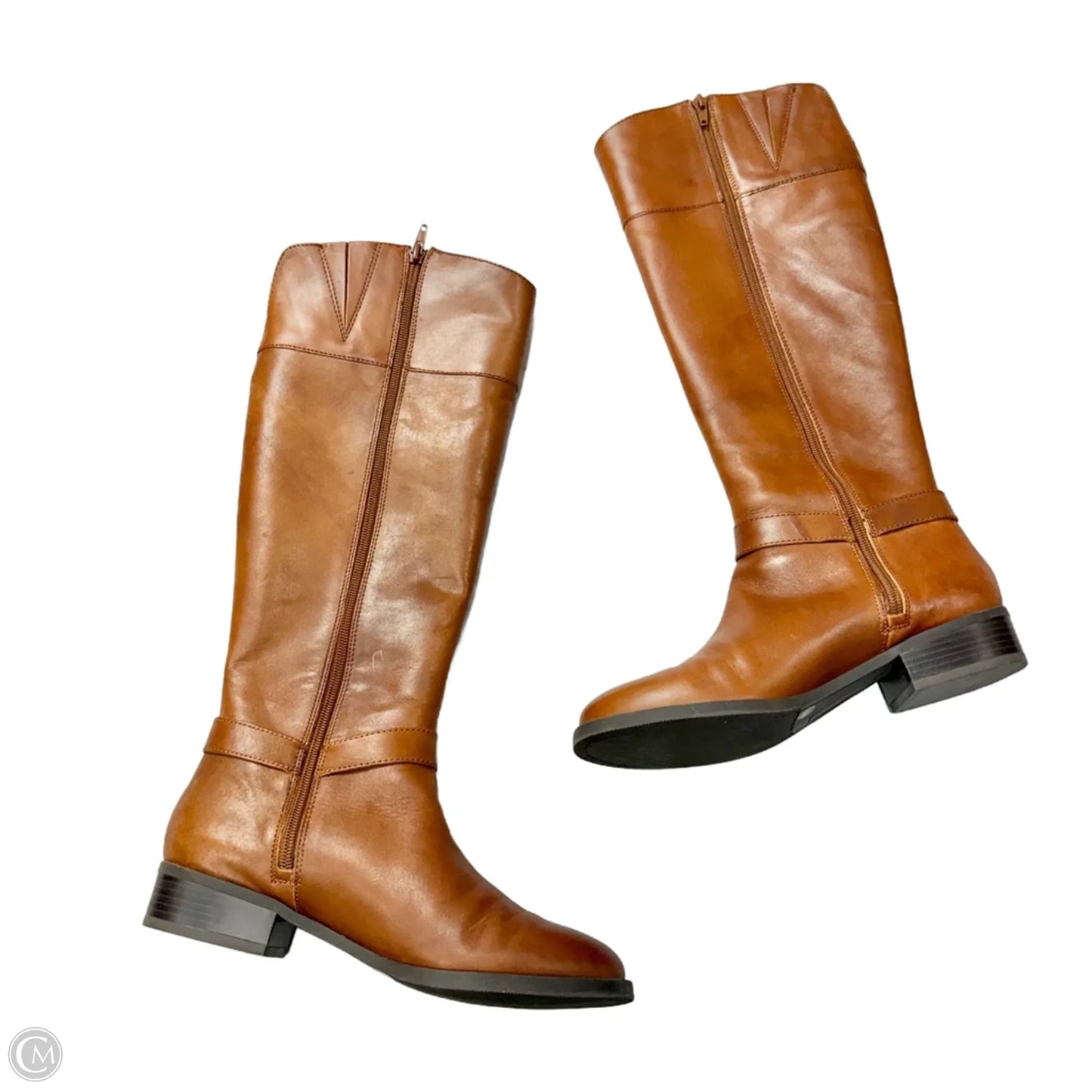 Boots Knee Flats By Inc In Brown, Size: 7.5